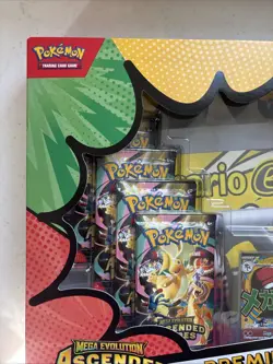 Pokemon TCG Ascended Heroes Premium Poster Collection Mega Lucario ( New/Sealed) - Image 3