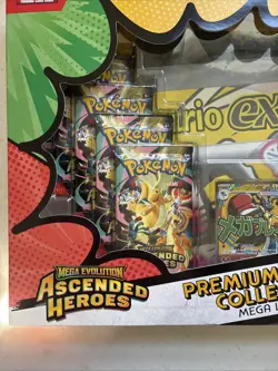 Pokemon TCG Ascended Heroes Premium Poster Collection Mega Lucario ( New/Sealed) - Image 4