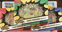 Pokemon Mega Evolution Ascended Heroes Ex Box Set of 3 Factory Sealed - Image 1