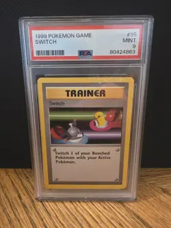 1999 POKEMON GAME #95 SWITCH PSA 9 MINT BASE SET UNLIMITED - Image 1