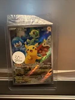 *SEALED* 2023 POKEMON SVP EN-SV BLACK STAR PROMO 027 PIKACHU PALDEA EVOLVED ETB - Image 1