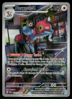 2023 Porygon-Z 214/182 Illustration Rare Holo NM Pokemon SV04: Paradox Rift - Image 1