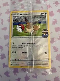 Pokemon TCG: Eevee On The Ball Futsal Promo 002/005 - UK Exclusive - SEALED - Image 1