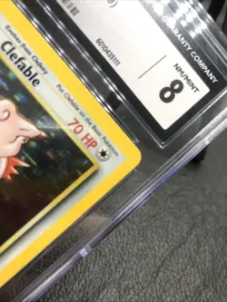 J4 - Clefable 1999 Jungle HOLO (1/64 Pokemon) CGC NM 8 - Image 3