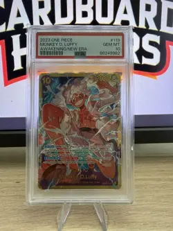 2023 ONE PIECE OP05-AWAKENING OF THE NEW ERA #119 MONKEY D. LUFFY PSA 10 - Image 1