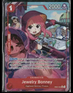 2026 One Piece Adventure on Kami's Island Jewelry Bonney #EB04-002 Alt Art - Image 1