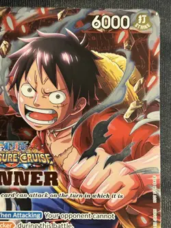 Monkey.D.Luffy Treasure Cruise WINNER Stamped Promo - One Piece NM - Image 5