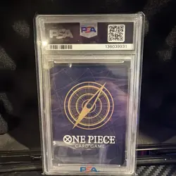 2025 ONE PIECE OP12-LEGACY OF THE MASTER SPECIAL ALTERNATE ART #037 LIM PSA 10 - Image 2