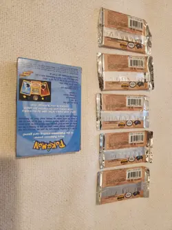 5 Fossil Booster Packs sealed plus open Blackout Theme Deck w/sealed card deck. 742818060714 - Image 2