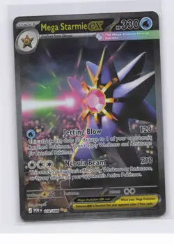 Mega Starmie EX 118/108 Evolutions Holo Ultra Rare Pokemon TCG Holo SIR Card NM - Image 1