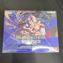 Fresh case box NM One Piece Card Game Azure Sea's Seven Booster Box English OP14 - Image 1
