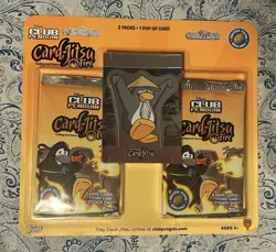 Sealed Topps Disney Club Penguin Card Jitsu Fire Blister Pack - Image 1