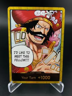 DON!! Card (Gol.D.Roger) (Gold) DON!! Carrying On His Will One Piece NM - Image 1