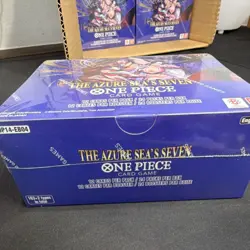 Fresh case box NMOne Piece Card Game Azure Sea's Seven Booster Box English OP14 - Image 3