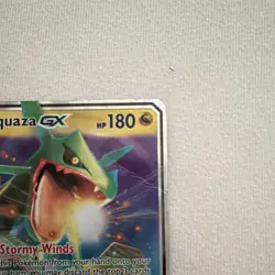 Rayquaza GX 109/168 Ultra Rare Holo Pokemon TCG Sm-Celestial Storm Card - Image 4