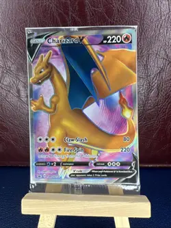 Pokemon Champions Path Charizard V SWSH050 Promo Full Art Card Sealed MT - Image 1