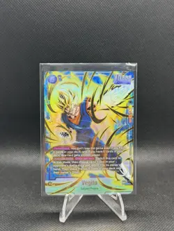 Vegito FB04-130 Secret Rare Alternate Art Dragon Ball Card English Fusion World - Image 1