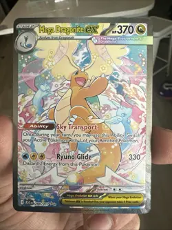 Pokemon Mega Dragonite EX Stage 2 370 HP Card 290/217 English TCG - Image 1