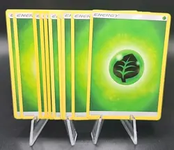 12x Grass 2017 Pokemon TCG Card Lot Basic Energy Sun and Moon Common NM/MT - Image 1