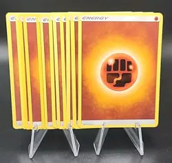 12x Fighting 2017 Pokemon TCG Card Lot Basic Energy Sun and Moon Common NM/MT - Image 1