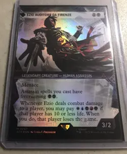 [1x] Ezio Auditore da Firenze - Textured Foil - Showcase Near Mint, English - Image 1