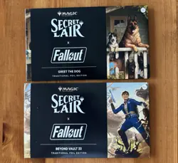 MTG Fallout Secret Lair SLD Foil Sealed, Greet The Dog, Beyond Vault 33, - Image 1