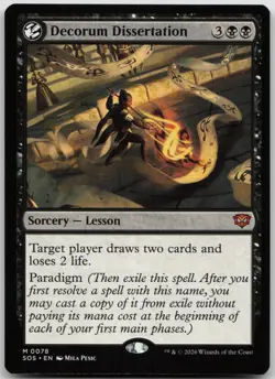 Decorum Dissertation Secrets of Strixhaven 78 NM M - Image 1