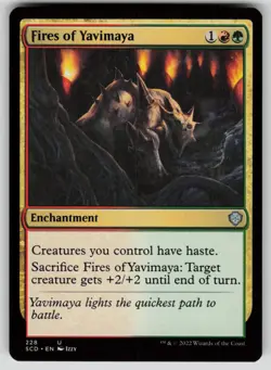 Fires of Yavimaya Normal U Starter Commander Decks 228 NM - Image 1