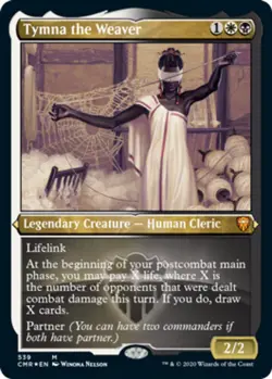[1x] Tymna the Weaver - Foil Etched - Near Mint, English - Commander Legends MTG - Image 1