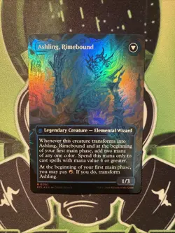 MTG Lorwyn Eclipsed Ashling, Rekindled 0290 Borderless FOIL NM - Image 2