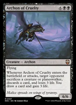 Archon of Cruelty Ripple Foil - M3C 0197 NM - MTG Magic - Image 1