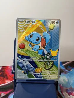Pokemon Squirtle ME: Mega Evolution Promo 039 80 HP Stamped Holo - Image 1