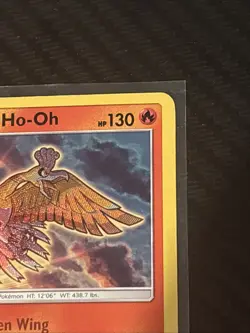 Pokemon TCG Shining Ho-Oh SM70 Black Star Promo Holo Card LP Condition - Image 5