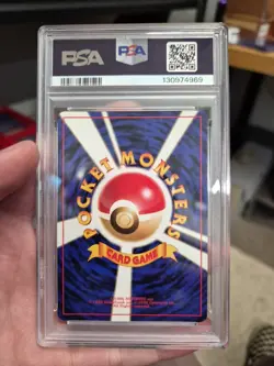 1997 Pokemon Japanese N-Rocket #6 Dark Charizard-Holo Card PSA 9 Top Swirl - Image 2