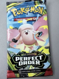 2 Pokemon Card Packs x MEGA EVOLUTION x Perfect Order x Factory Sealed NEW RARE - Image 4