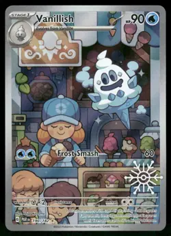 2026 Vanillish - (Holiday Calendar) 190/182 Illustration Rare Holo NM Pokemon - Image 1