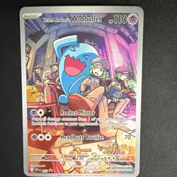 Pokemon Team Rocket's Wobbuffet 203 SVP Promo Holo 110 HP Basic - Image 1