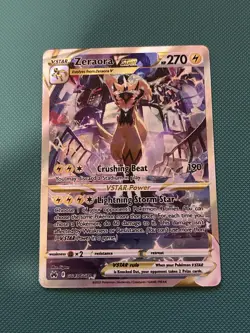 Pokemon TCG Zeraora VSTAR GG43/GG70 Crown Zenith Galarian Gallery Holo - Image 1