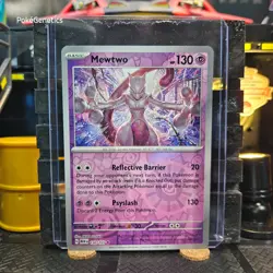 Mewtwo 151 Reverse Holo Pokemon TCG 150/165 Scarlet & Violet Rare - Image 1