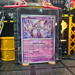 Mewtwo 151 Reverse Holo Pokemon TCG 150/165 Scarlet & Violet Rare - Image 3