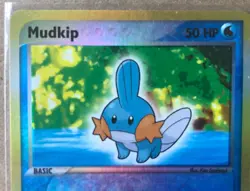 Pokemon Mudkip 60/109 EX Ruby & Sapphire Reverse Holo Common MP READ - Image 3