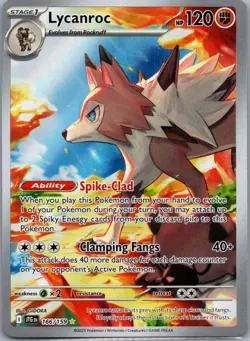 Lycanroc 166/159 Illustration Rare Journey Together Pokemon Holo Near Mint - Image 1