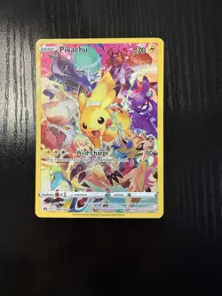Pokemon TCG : Pikachu (Secret Rare) 160/159 Crown Zenith Holo NM - Image 1