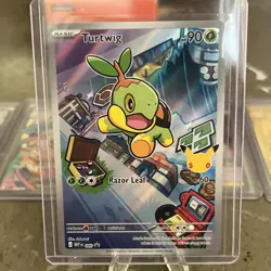 Pokemon TCG - Turtwig - First Partner Illustration Promo 040 30th Anniversary NW - Image 1