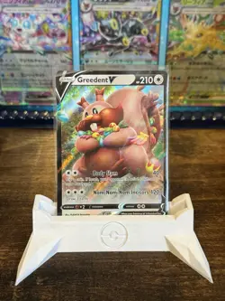 Pokemon TCG - Greedent V - 217/264 - SWSH Fusion Strike - Ultra Rare NM - Image 1