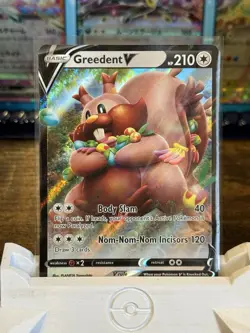 Pokemon TCG - Greedent V - 217/264 - SWSH Fusion Strike - Ultra Rare NM - Image 2