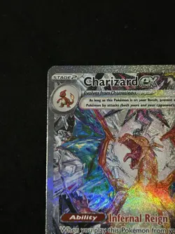 Pokemon Charizard ex Special Illustration Rare Full Art Holo 223/197 SV03 HP 330 - Image 4