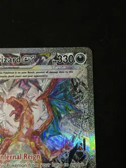 Pokemon Charizard ex Special Illustration Rare Full Art Holo 223/197 SV03 HP 330 - Image 5