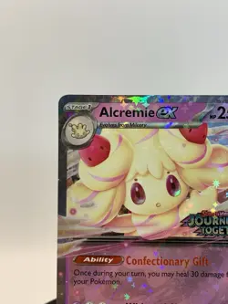 Pokemon ALCREMIE ex Journey Together STAMPED Black Star Promo 075/159 ENG - Image 5