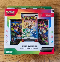 Pokemon TCG First Partner Illustration Collection Series 1 New Sealed - Image 1
